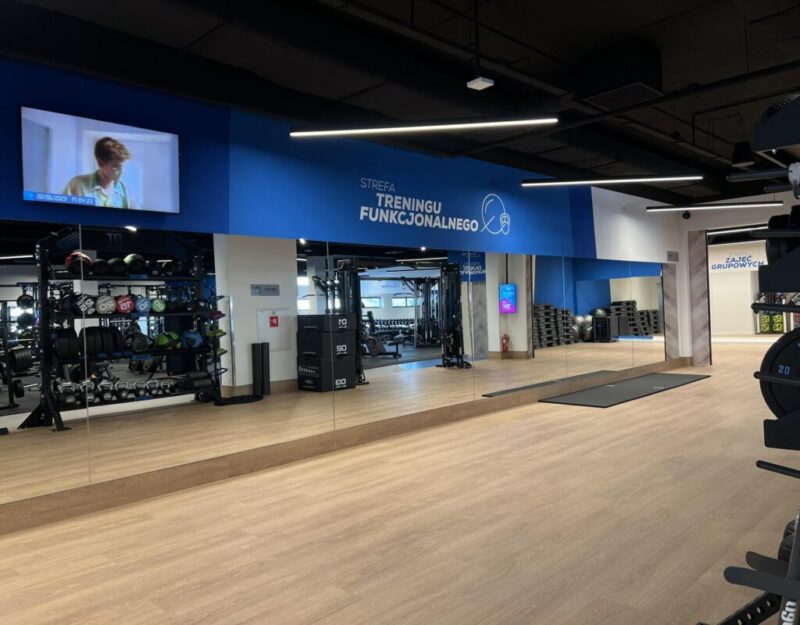 Wnętrze siłowni CityFit Blue Siedlce Galeria Siedlce