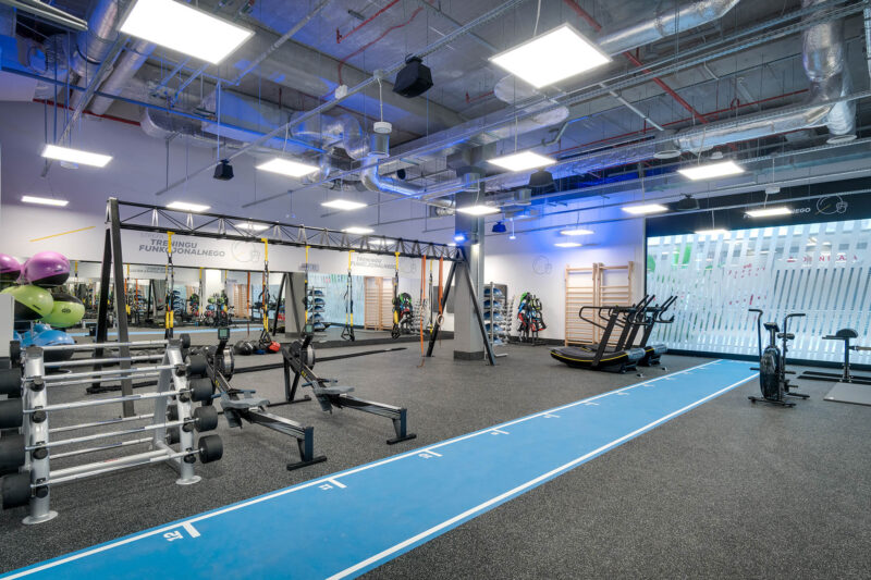 Wnętrze siłowni CityFit Toruń Toruń Plaza 24/7