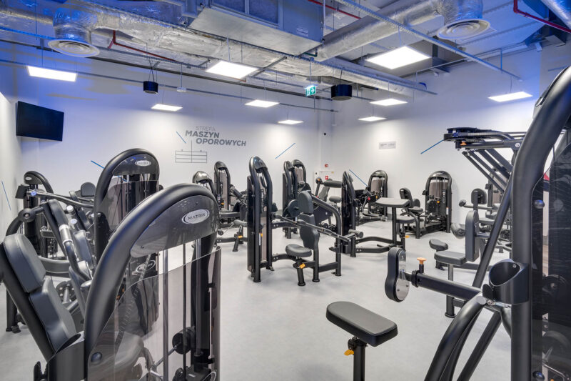 Wnętrze siłowni CityFit Toruń Toruń Plaza 24/7