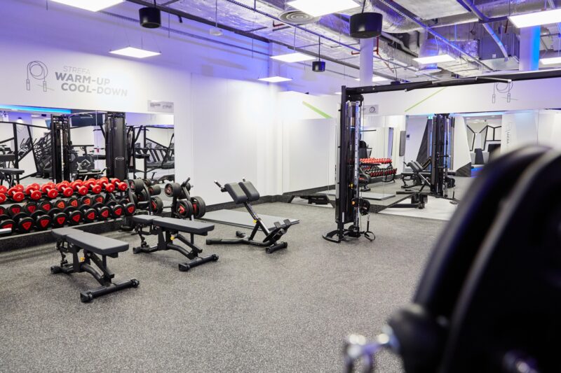Wnętrze siłowni CityFit Toruń Toruń Plaza 24/7