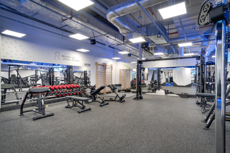 Wnętrze siłowni CityFit Toruń Toruń Plaza 24/7