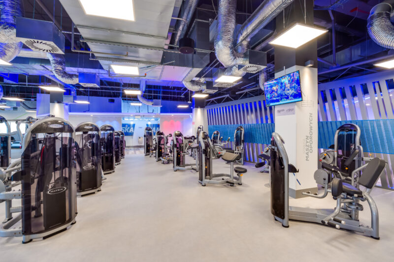 Wnętrze siłowni CityFit Wałbrzych Galeria Victoria 24/7