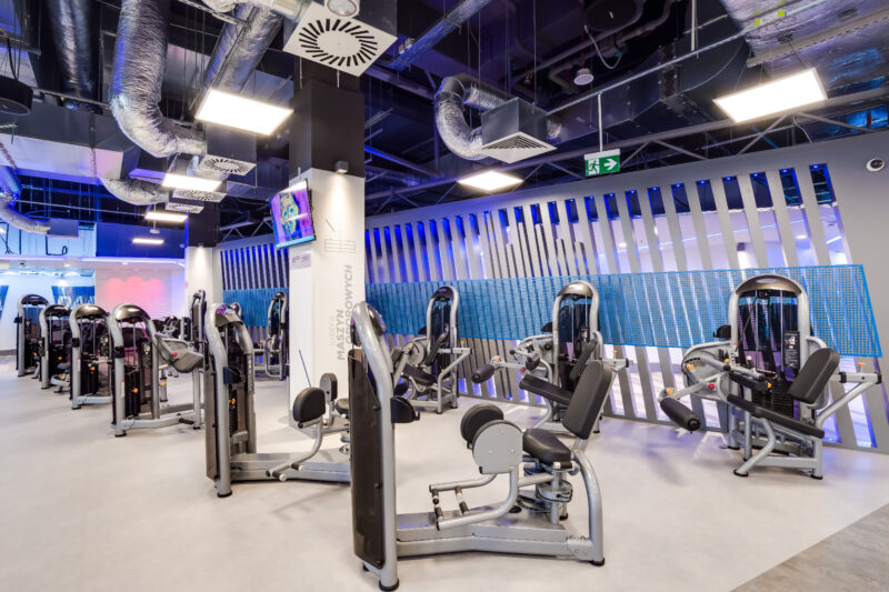 Wnętrze siłowni CityFit Wałbrzych Galeria Victoria 24/7