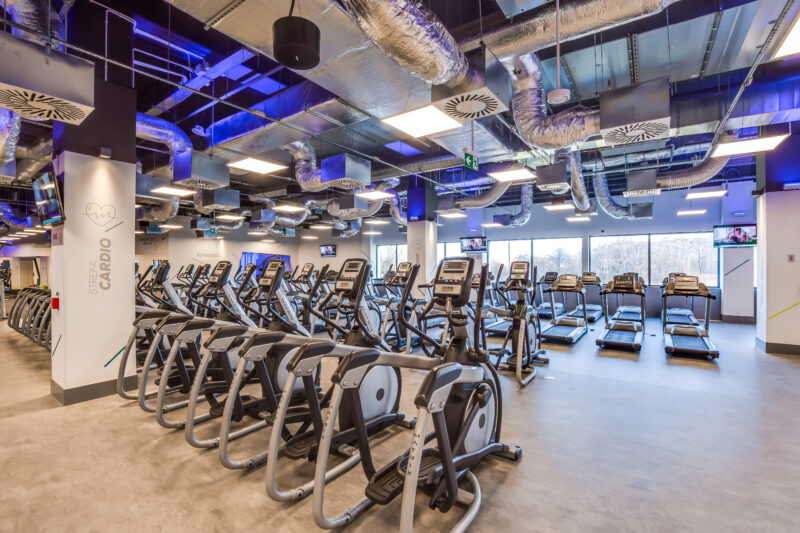 Wnętrze siłowni CityFit Wałbrzych Galeria Victoria 24/7