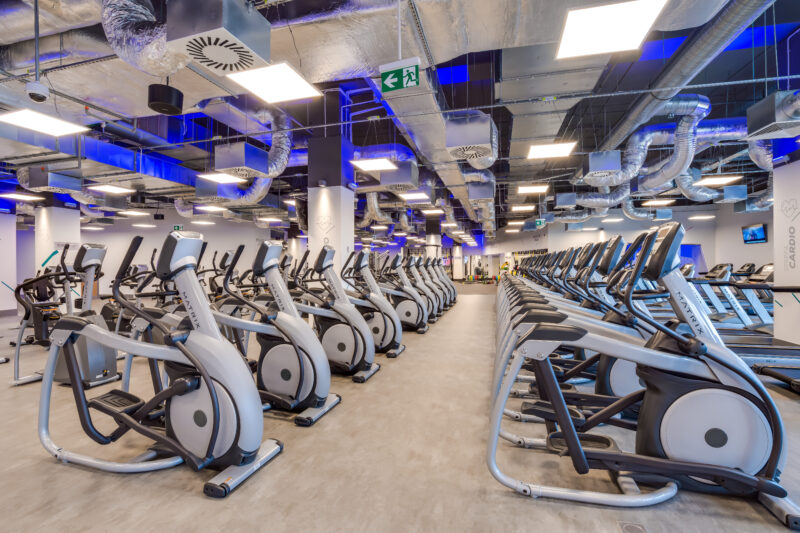 Wnętrze siłowni CityFit Wałbrzych Galeria Victoria 24/7