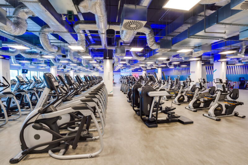 Wnętrze siłowni CityFit Wałbrzych Galeria Victoria 24/7