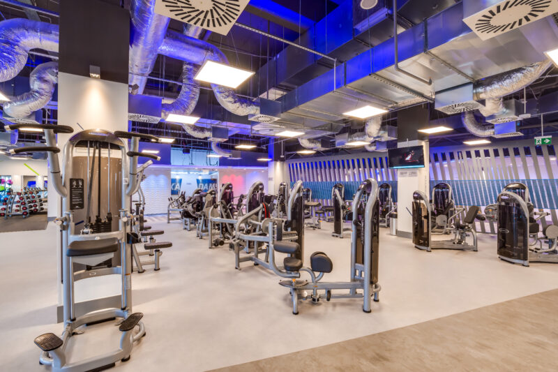 Wnętrze siłowni CityFit Wałbrzych Galeria Victoria 24/7