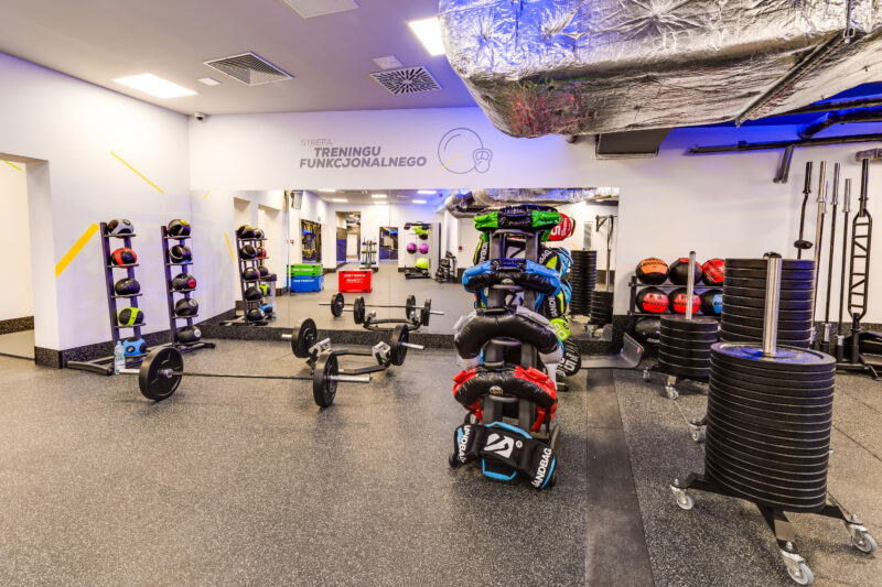 Wnętrze siłowni CityFit Wrocław Stare Miasto 24/7