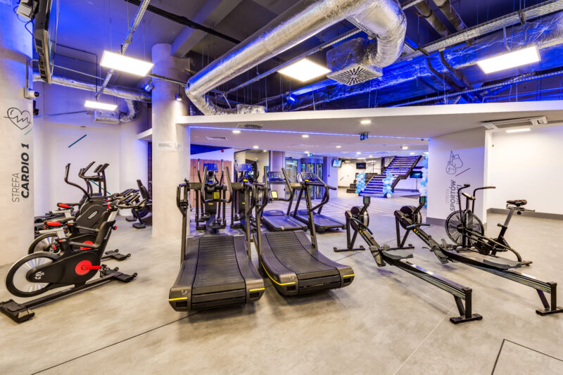 Wnętrze siłowni CityFit Wrocław Stare Miasto 24/7