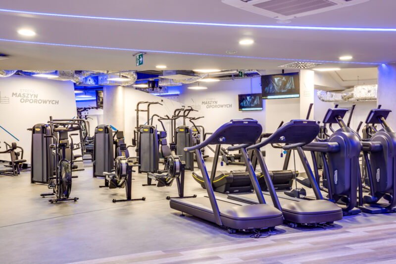 Wnętrze siłowni CityFit Wrocław Stare Miasto 24/7