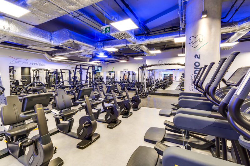 Wnętrze siłowni CityFit Wrocław Stare Miasto 24/7