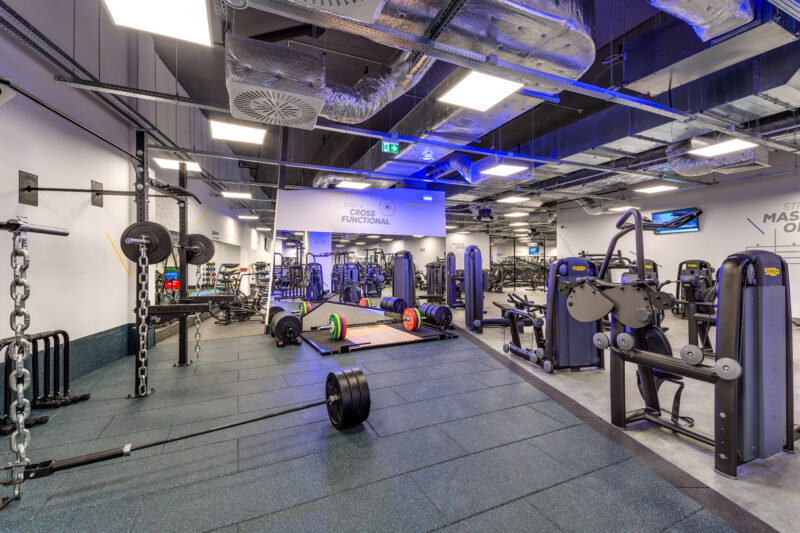 Wnętrze siłowni CityFit Wrocław Wroclavia 24/7