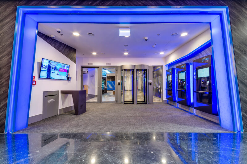 Wnętrze siłowni CityFit Wrocław Wroclavia 24/7